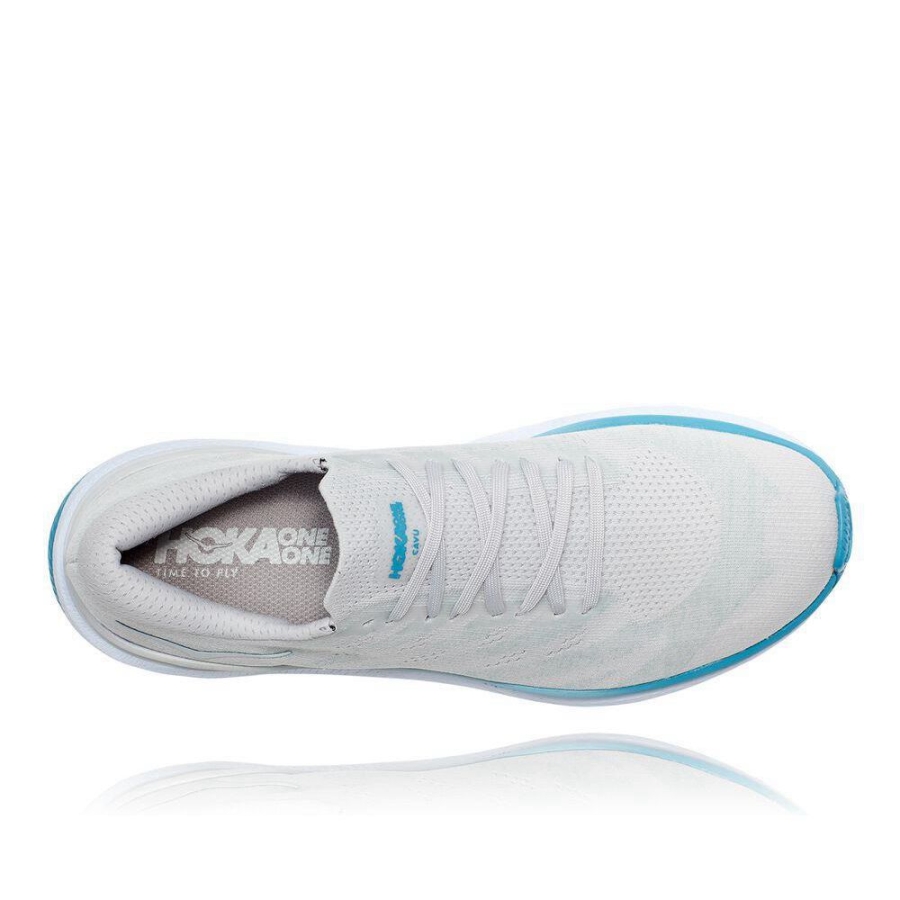 Grey Hoka Cavu 3 Men's Sneakers | USA10CVLF