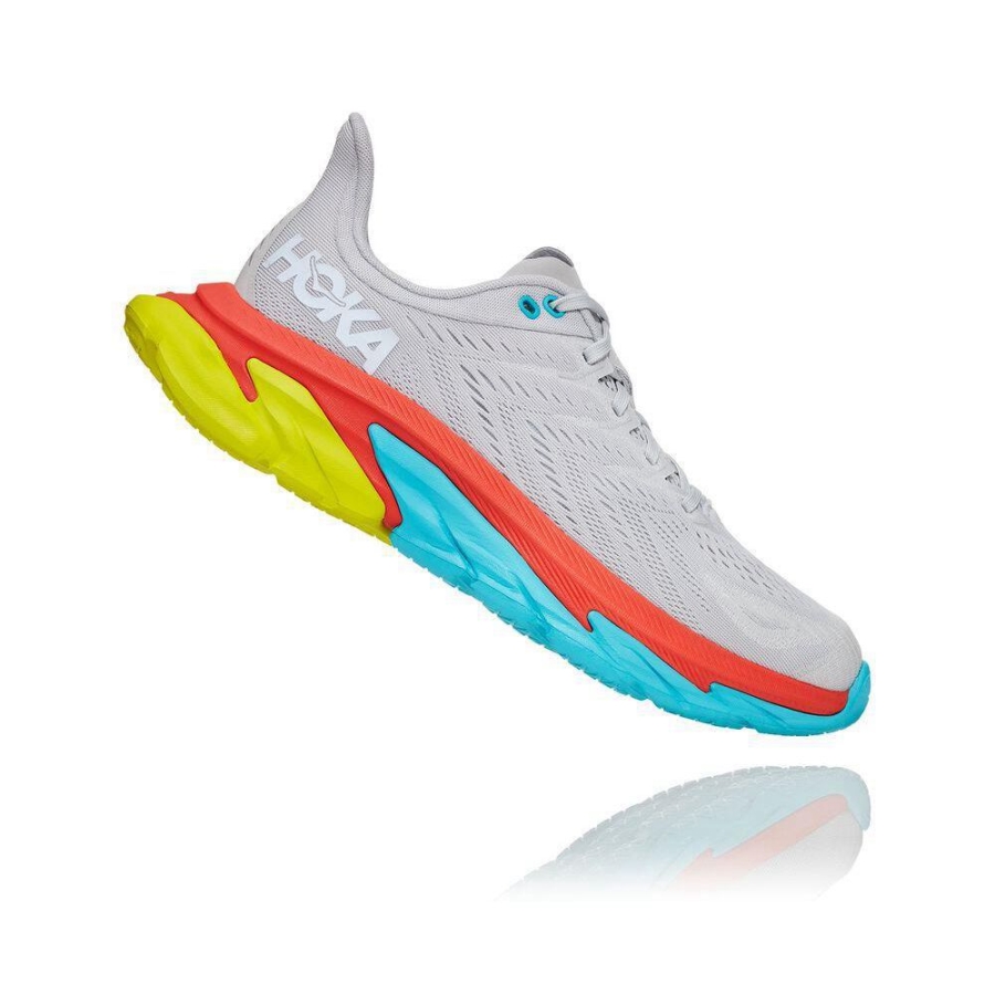 Grey Hoka Clifton Edge Men's Sneakers | USA39OGIS