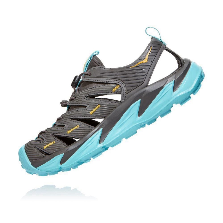 Grey Hoka Hopara Women's Recovery Sandals | USA48MXRG