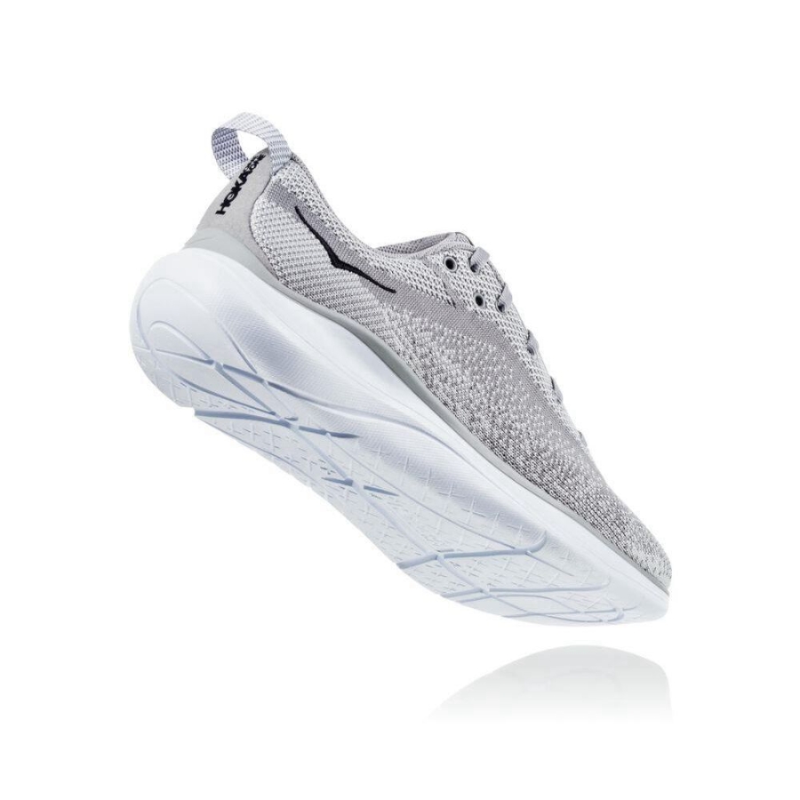 Grey Hoka Hupana Flow Women's Sneakers | USA40VFPY