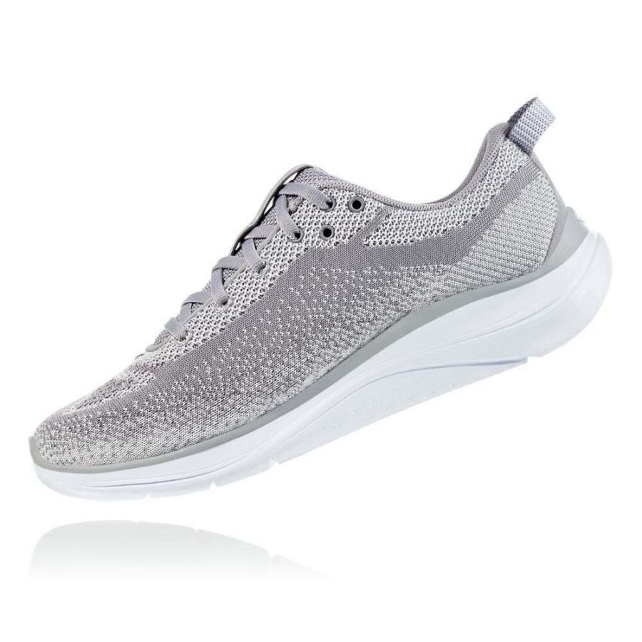 Grey Hoka Hupana Flow Women's Sneakers | USA40VFPY