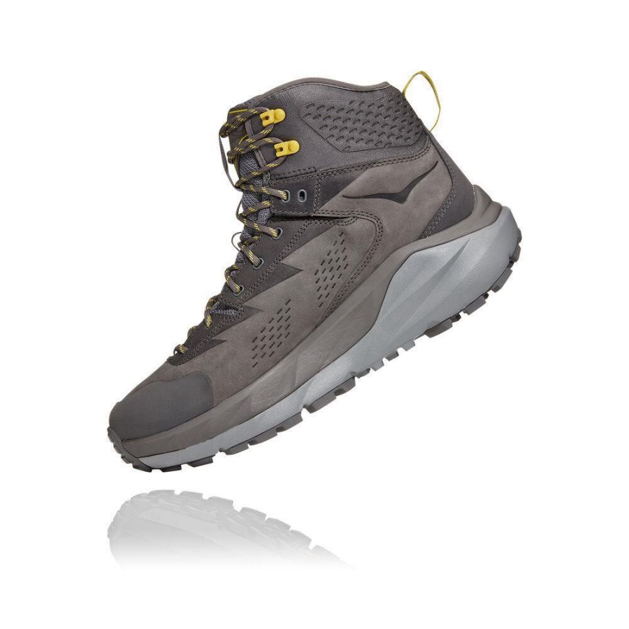 Grey Hoka Kaha GTX Men's Hiking Boots | USA47XMJU