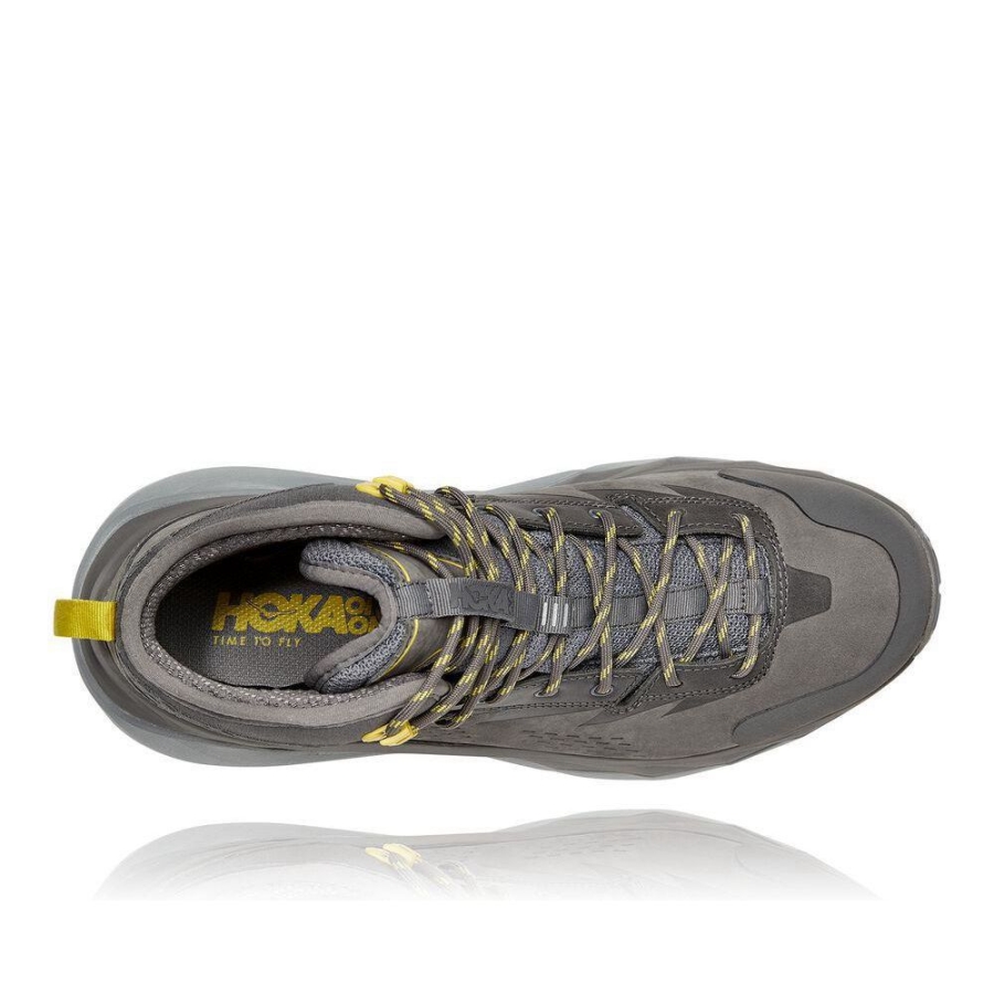 Grey Hoka Kaha GTX Men's Sneakers | USA71SIVJ