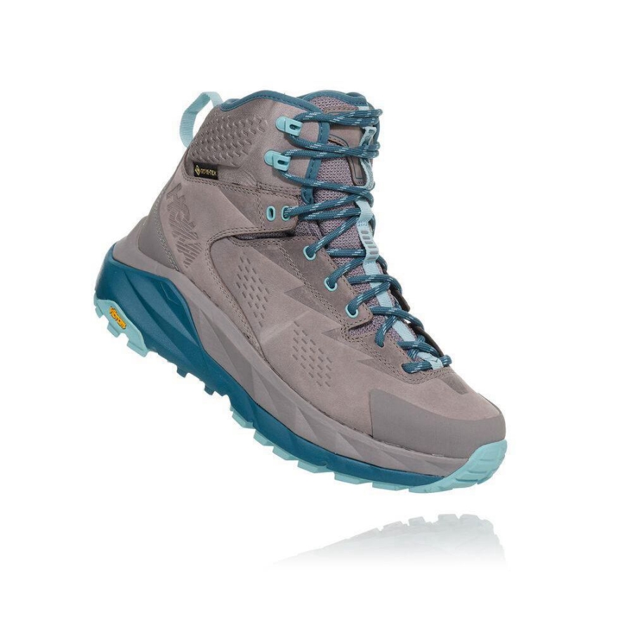 Grey Hoka Kaha GTX Women\'s Hiking Boots | USA36CVOR