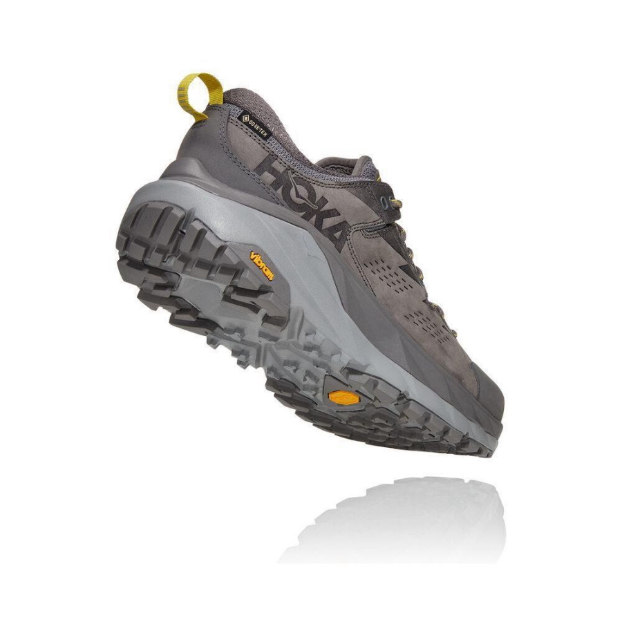 Grey Hoka Kaha Low GTX Men's Hiking Shoes | USA08JGIQ