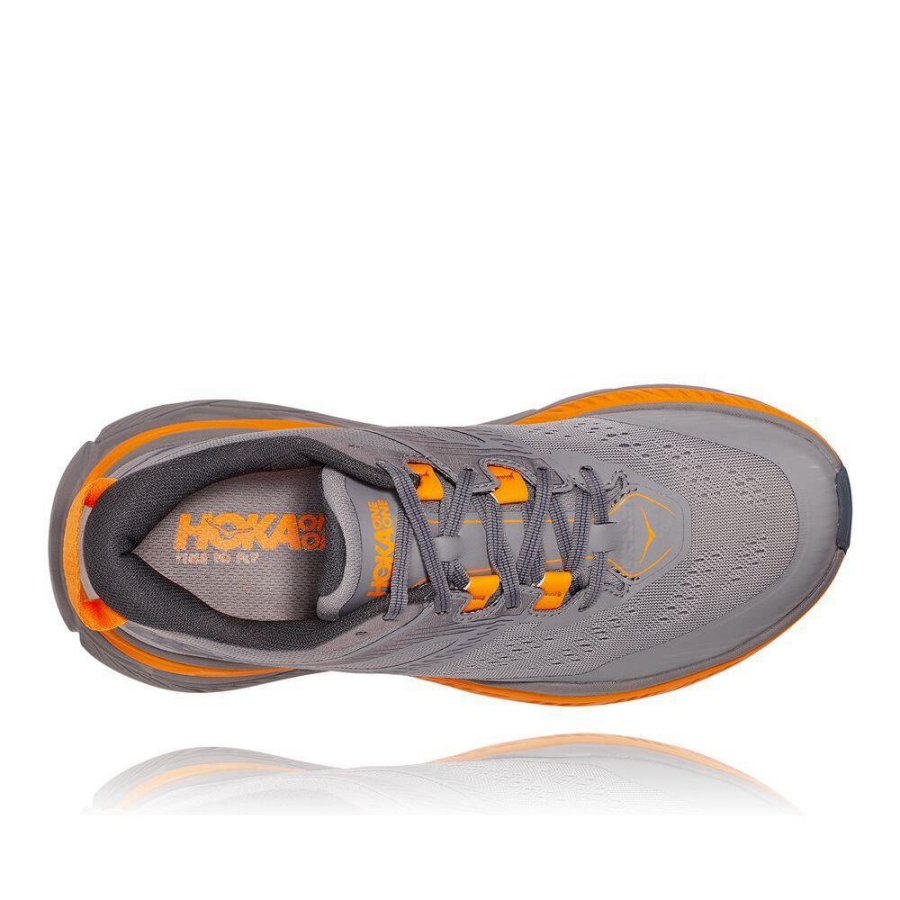 Grey Hoka Stinson ATR 6 Men's Sneakers | USA89EOVD