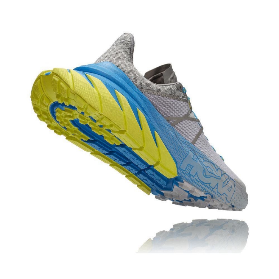 Grey Hoka TenNine Men's Running Shoes | USA67IGXD