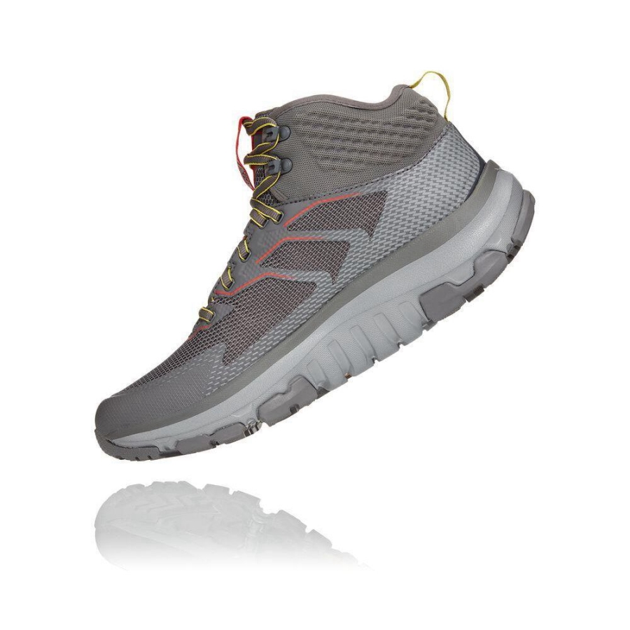 Grey Hoka Toa GTX Men's Hiking Boots | USA43SYCE