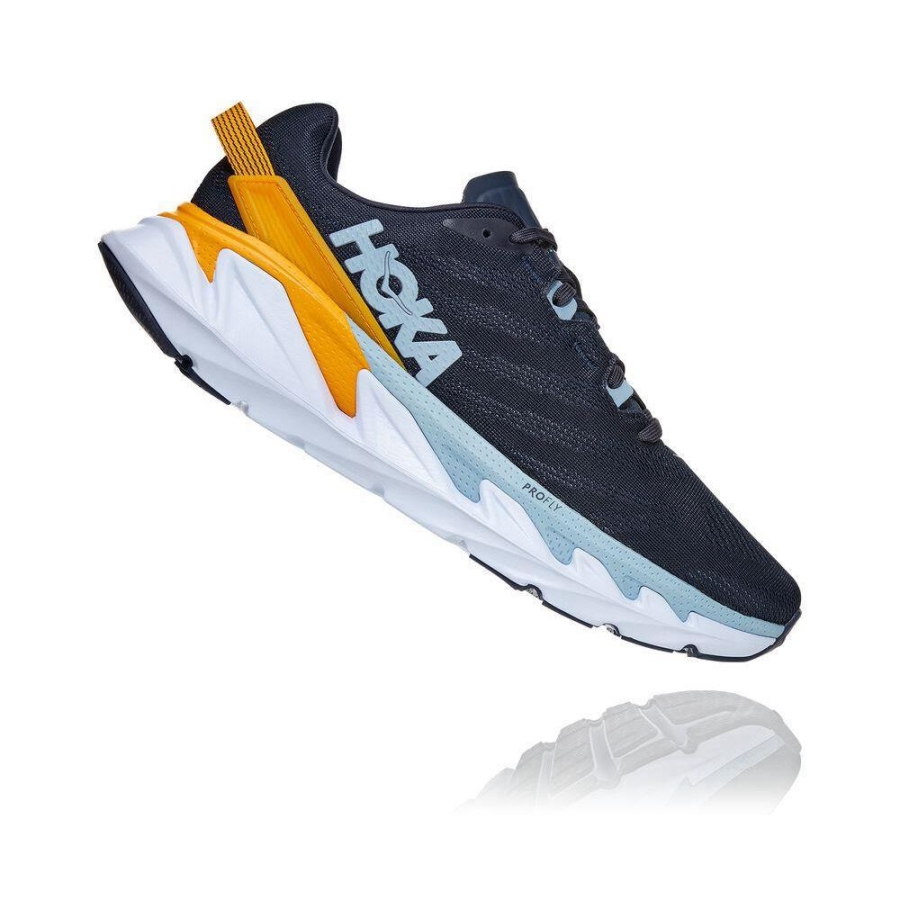 Navy / Gold Hoka Elevon 2 Men's Sneakers | USA56GURV