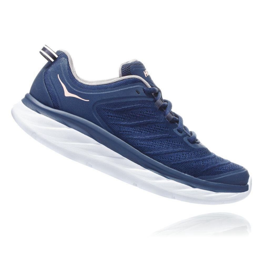 Navy Hoka Akasa Women's Road Running Shoes | USA54HCBL