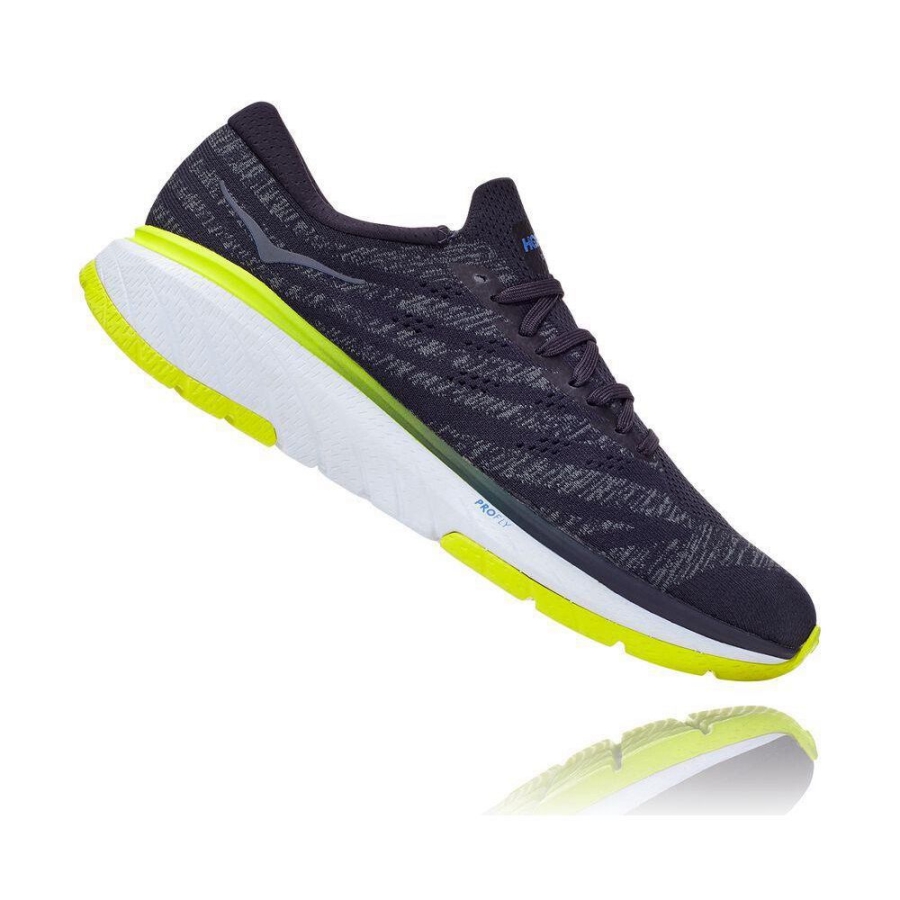 Navy Hoka Cavu 3 Men's Road Running Shoes | USA89YZEB