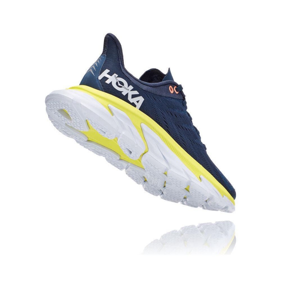 Navy Hoka Clifton Edge Women's Sneakers | USA27PDBI