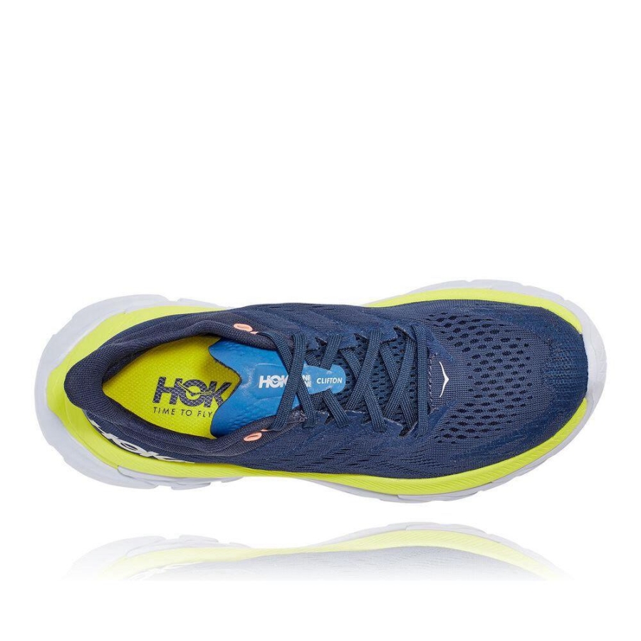 Navy Hoka Clifton Edge Women's Sneakers | USA27PDBI