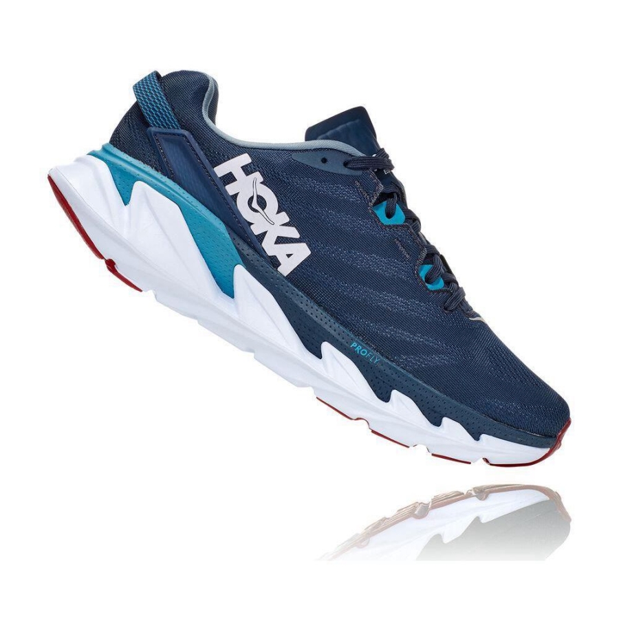 Navy Hoka Elevon 2 Men's Road Running Shoes | USA21XRYM