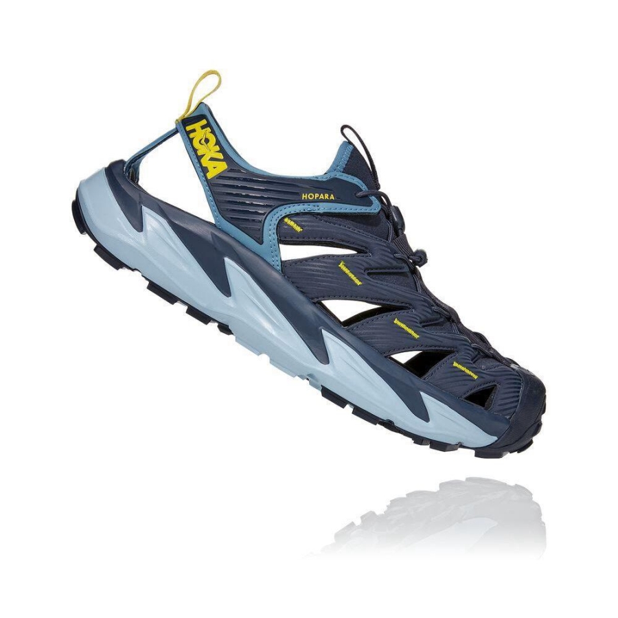 Navy Hoka Hopara Men's Lifestyle Shoes | USA57GMWH