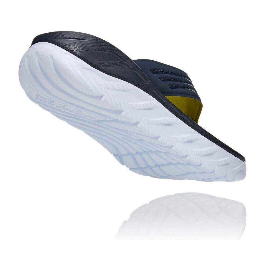 Navy Hoka ORA Men's Recovery Flip Flops | USA85WAXR