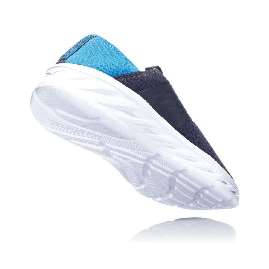 Navy Hoka ORA Men's Walking Shoes | USA38KMWH