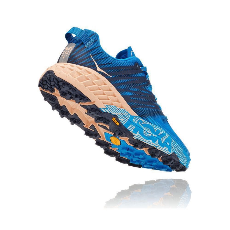 Navy Hoka Speedgoat 4 Women's Sneakers | USA47KESF