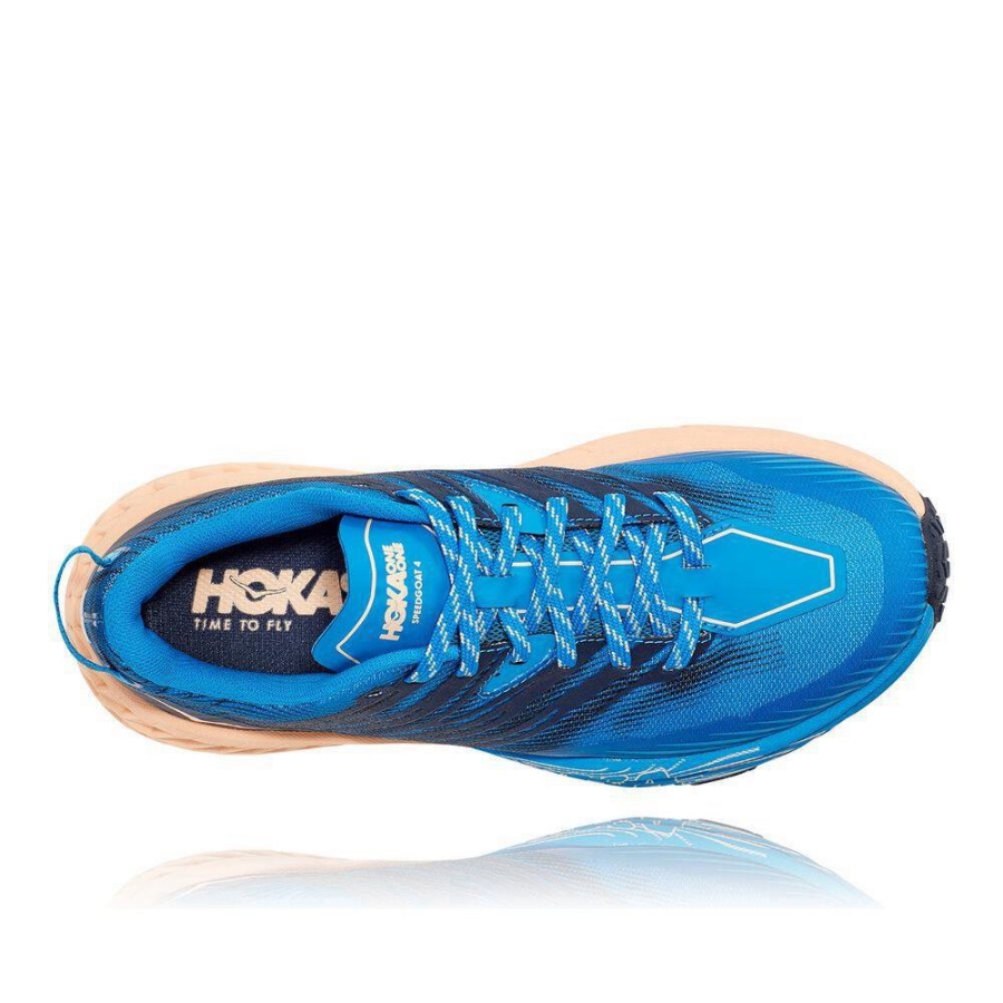 Navy Hoka Speedgoat 4 Women's Sneakers | USA47KESF