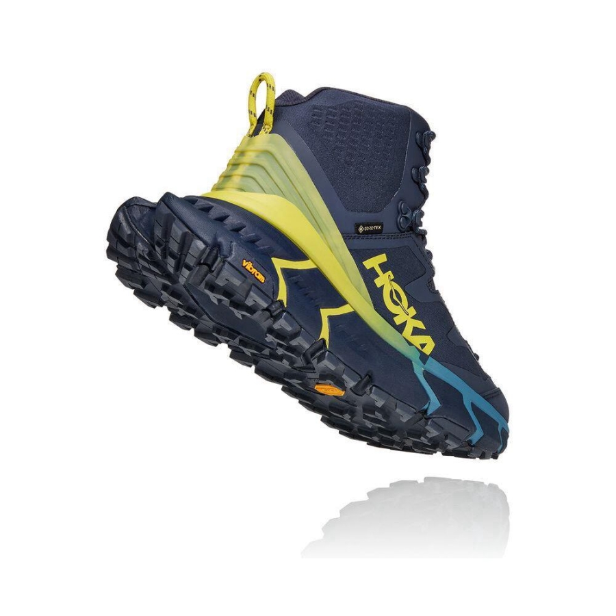 Navy Hoka TenNine Hike GTX Men's Hiking Boots | USA52CWEB