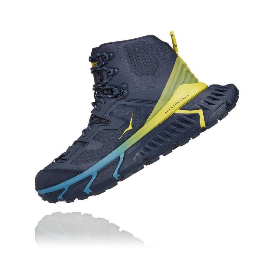 Navy Hoka TenNine Hike GTX Men's Hiking Boots | USA52CWEB