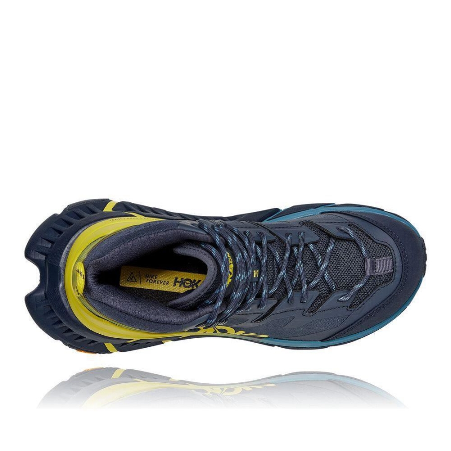 Navy Hoka TenNine Hike GTX Men's Running Shoes | USA19WQAF