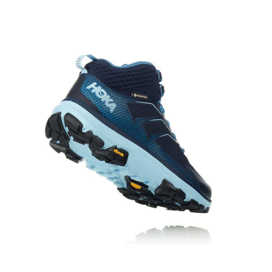 Navy Hoka Toa GTX Women's Hiking Boots | USA60QXKU