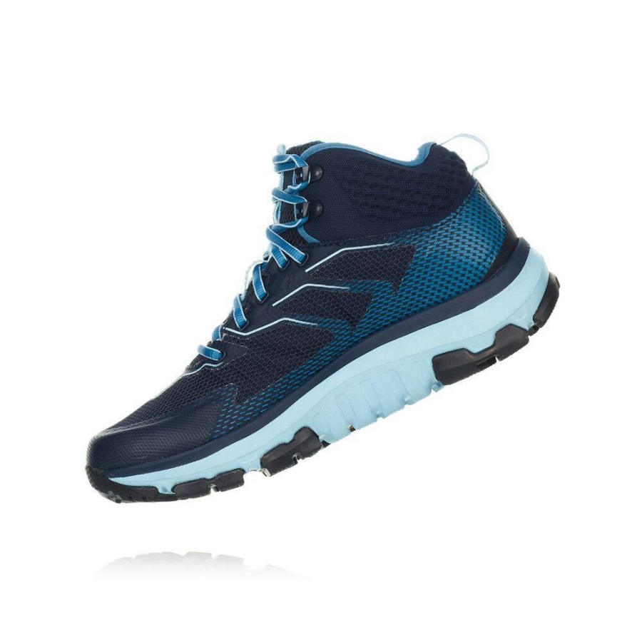 Navy Hoka Toa GTX Women's Hiking Boots | USA60QXKU