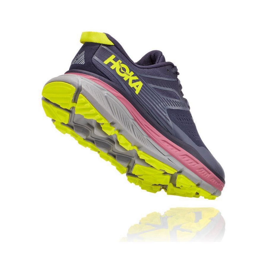 Navy / Pink Hoka Stinson ATR 6 Women's Hiking Shoes | USA60KEZM