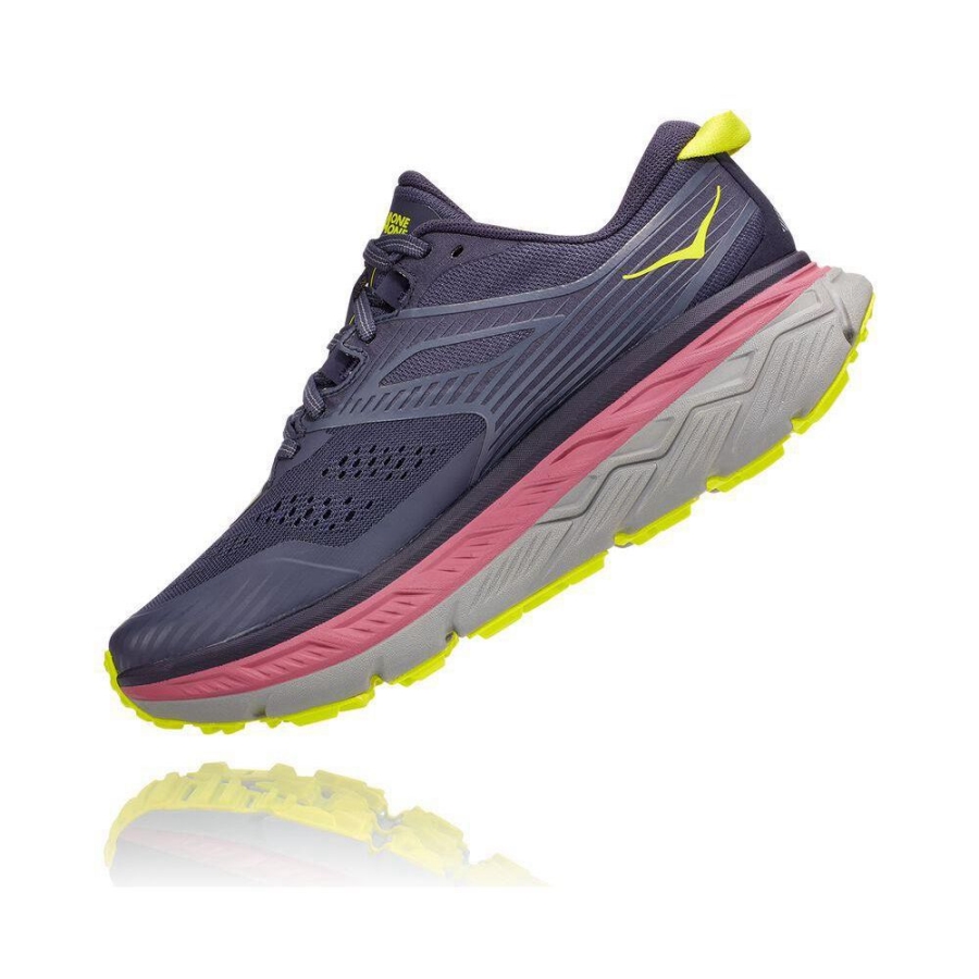 Navy / Pink Hoka Stinson ATR 6 Women's Hiking Shoes | USA60KEZM