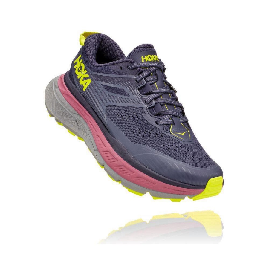 Navy / Pink Hoka Stinson ATR 6 Women\'s Lifestyle Shoes | USA26FUIK