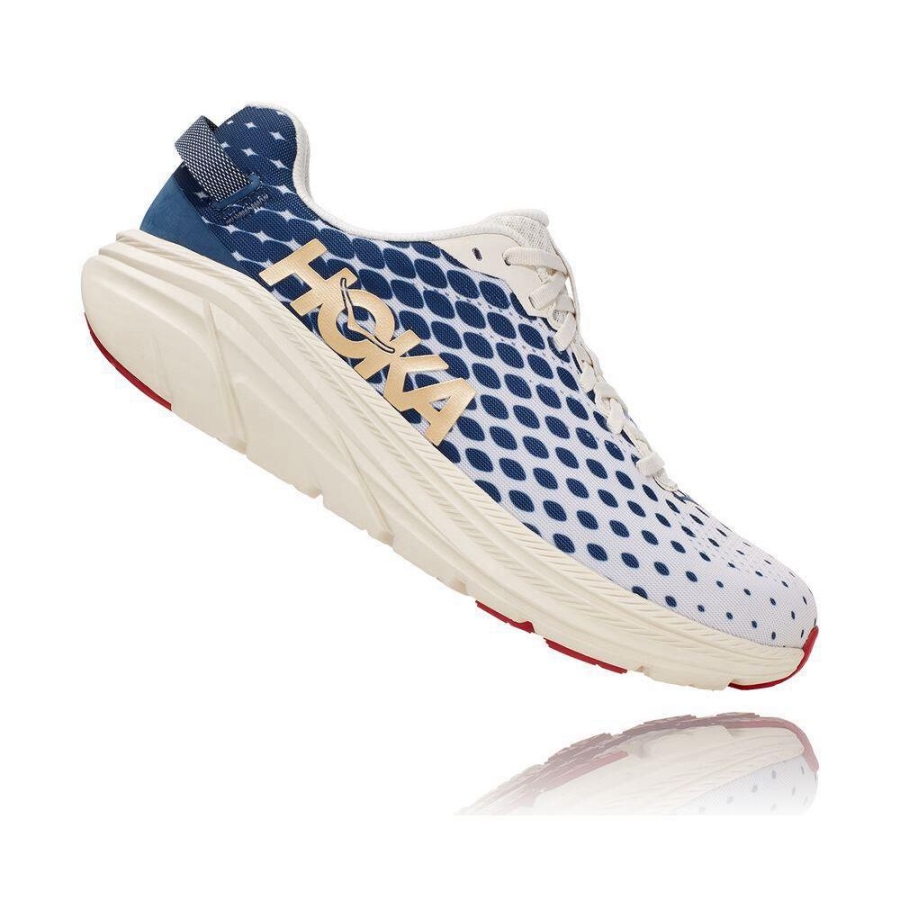 Navy / White Hoka Rincon 2 Men's Road Running Shoes | USA26NVLB