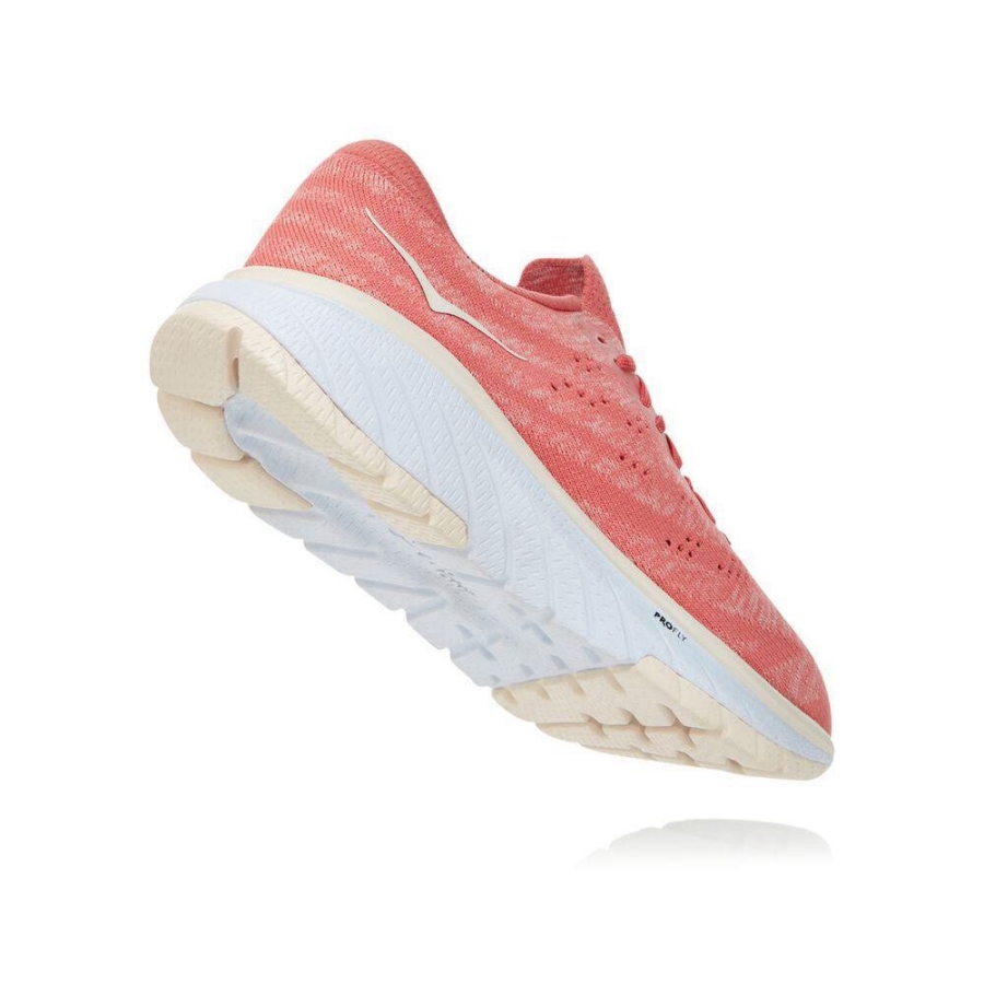 Pink Hoka Cavu 3 Women's Road Running Shoes | USA43DEUR