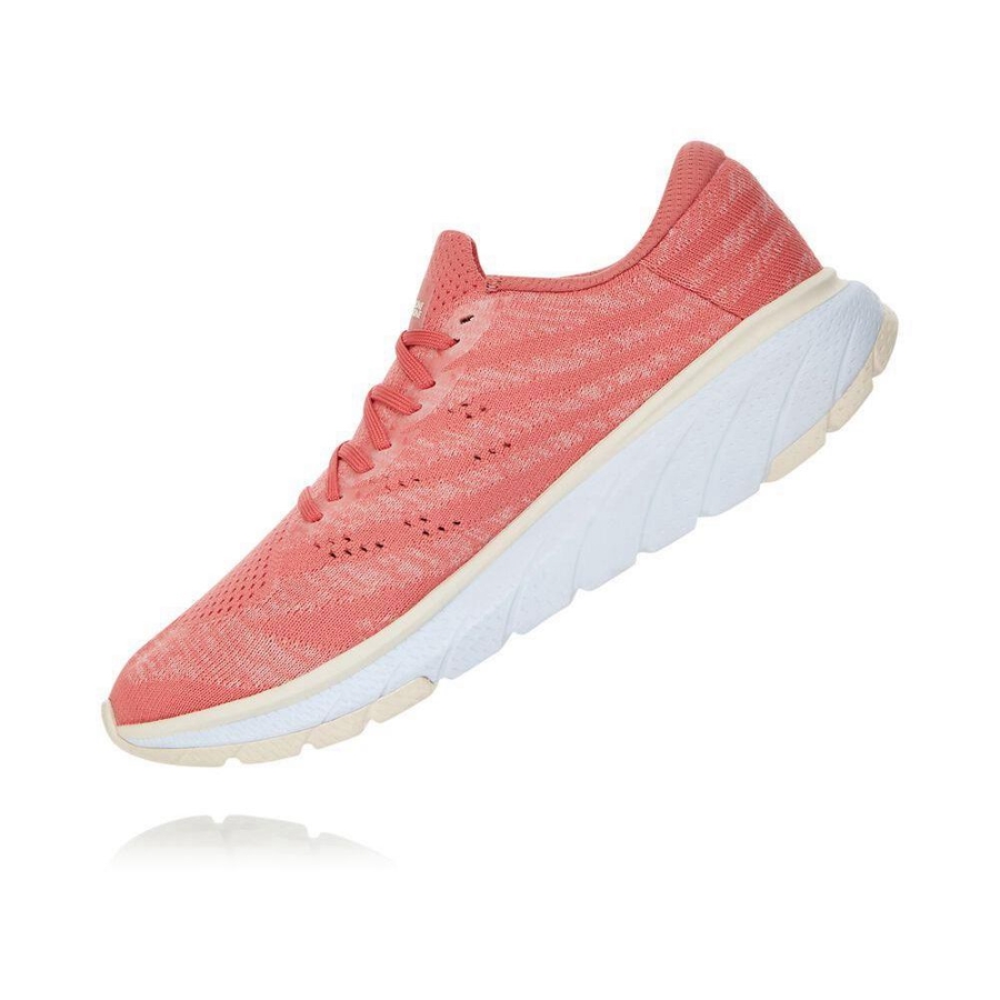 Pink Hoka Cavu 3 Women's Road Running Shoes | USA43DEUR