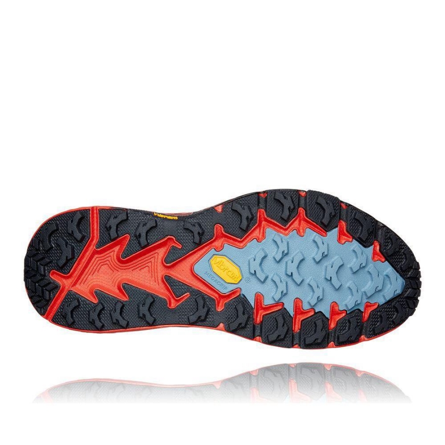 Red / Blue Hoka Speedgoat 4 Men's Hiking Shoes | USA63QLKH