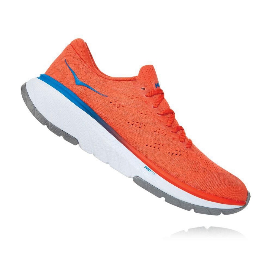 Red Hoka Cavu 3 Men's Sneakers | USA56CWTO