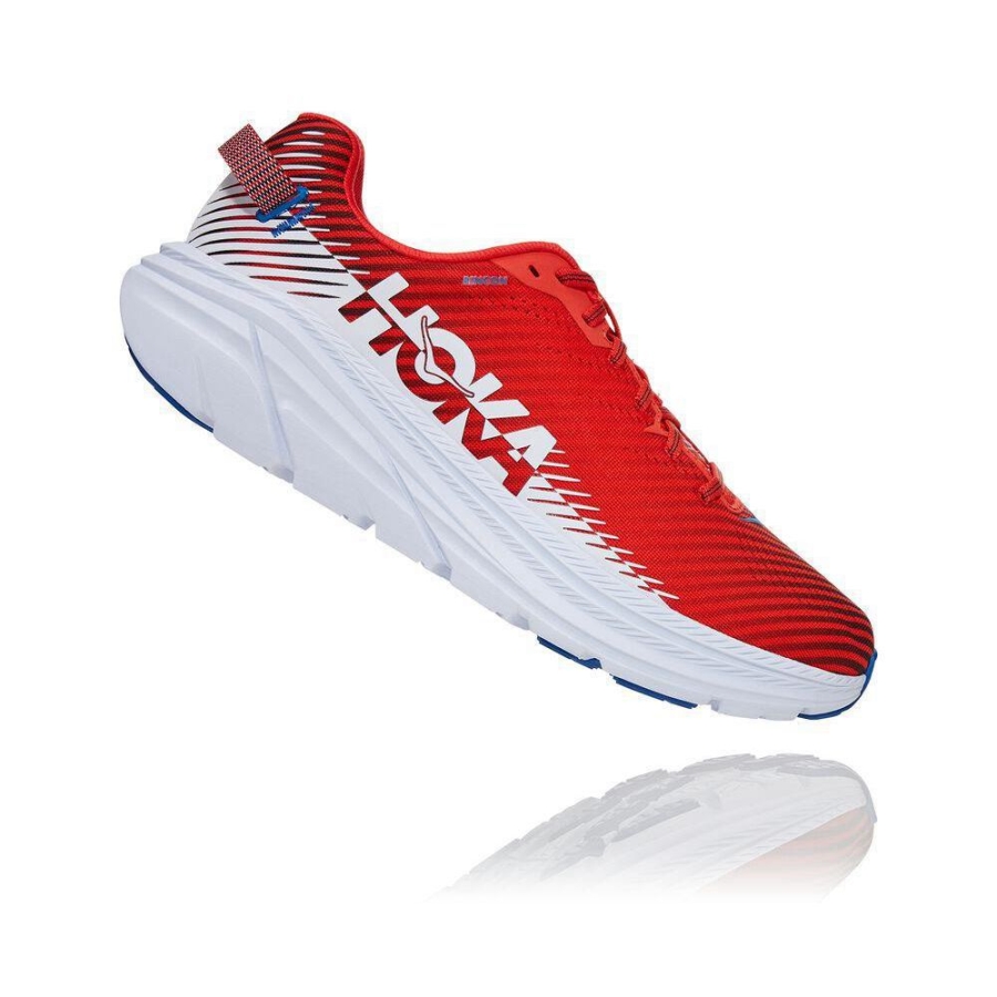 Red Hoka Rincon 2 Men's Walking Shoes | USA51KZDV