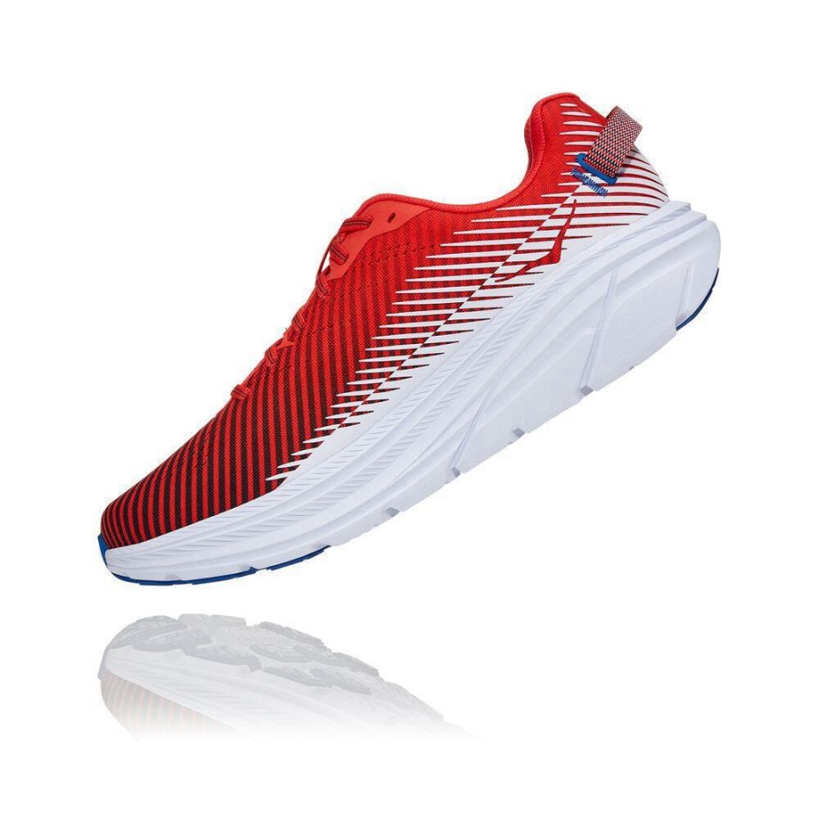 Red Hoka Rincon 2 Men's Walking Shoes | USA51KZDV