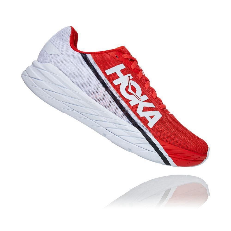 Red Hoka Rocket X Men's Road Running Shoes | USA84EGZA