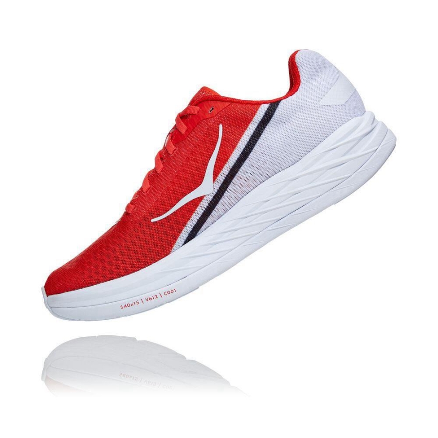 Red Hoka Rocket X Men's Sneakers | USA68URJN