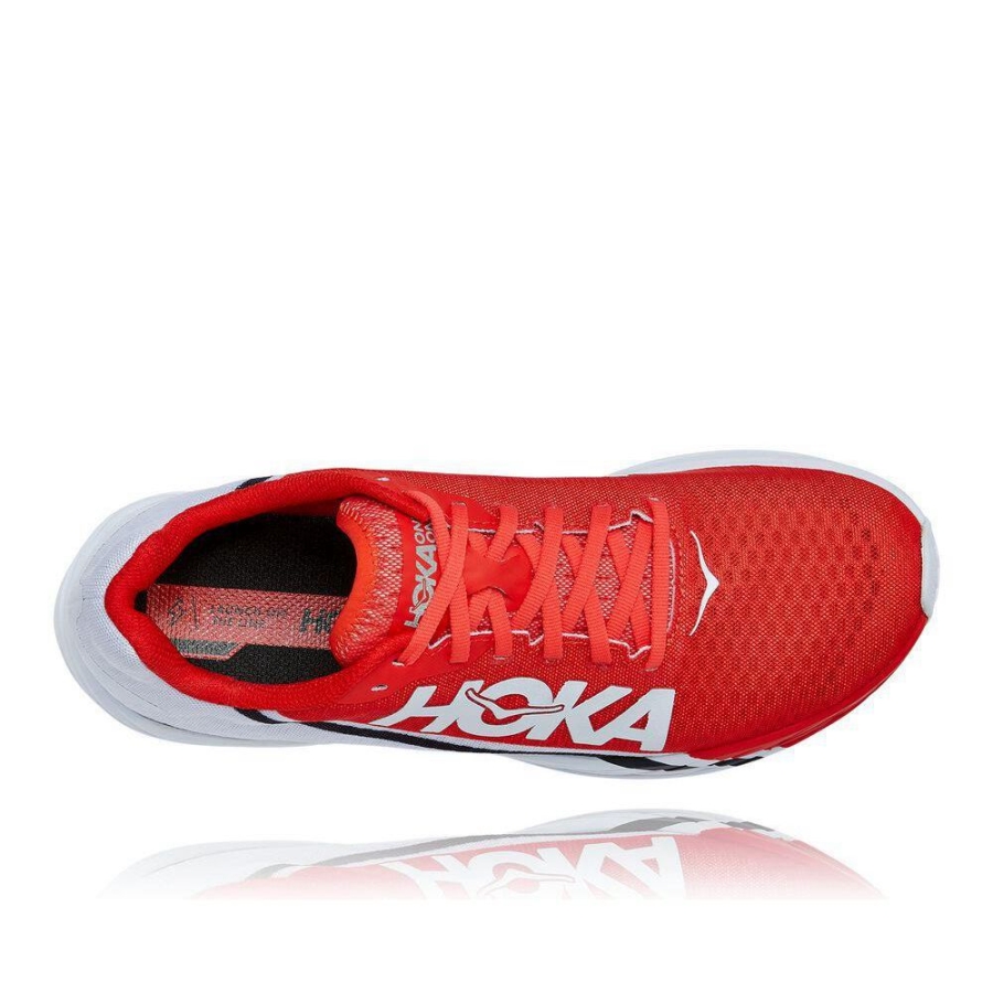 Red Hoka Rocket X Men's Sneakers | USA68URJN