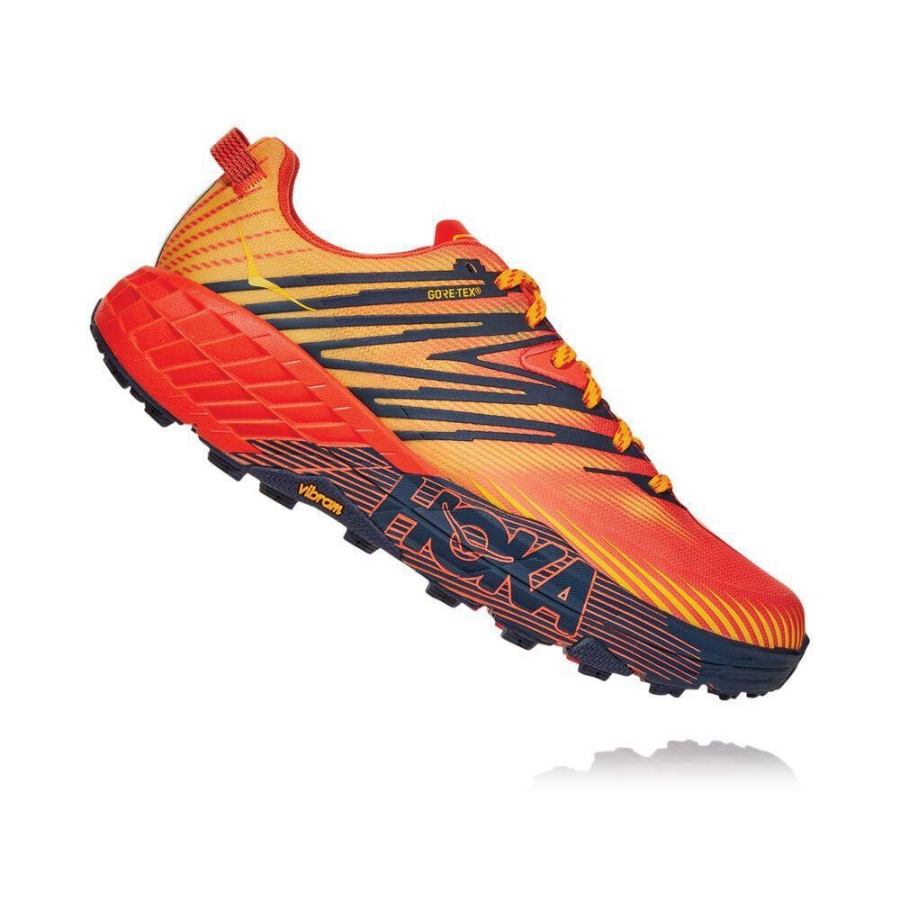 Red Hoka Speedgoat 4 GTX Men's Sneakers | USA65CQRE