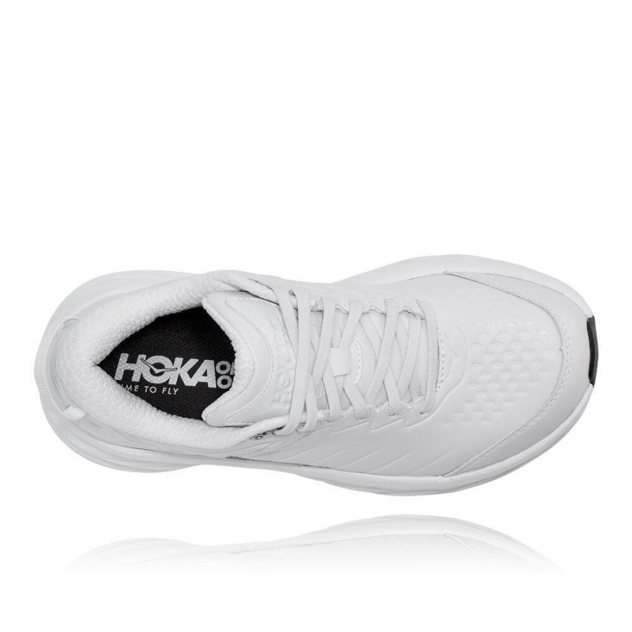 White Hoka Bondi SR Women's Walking Shoes | USA82PSEG