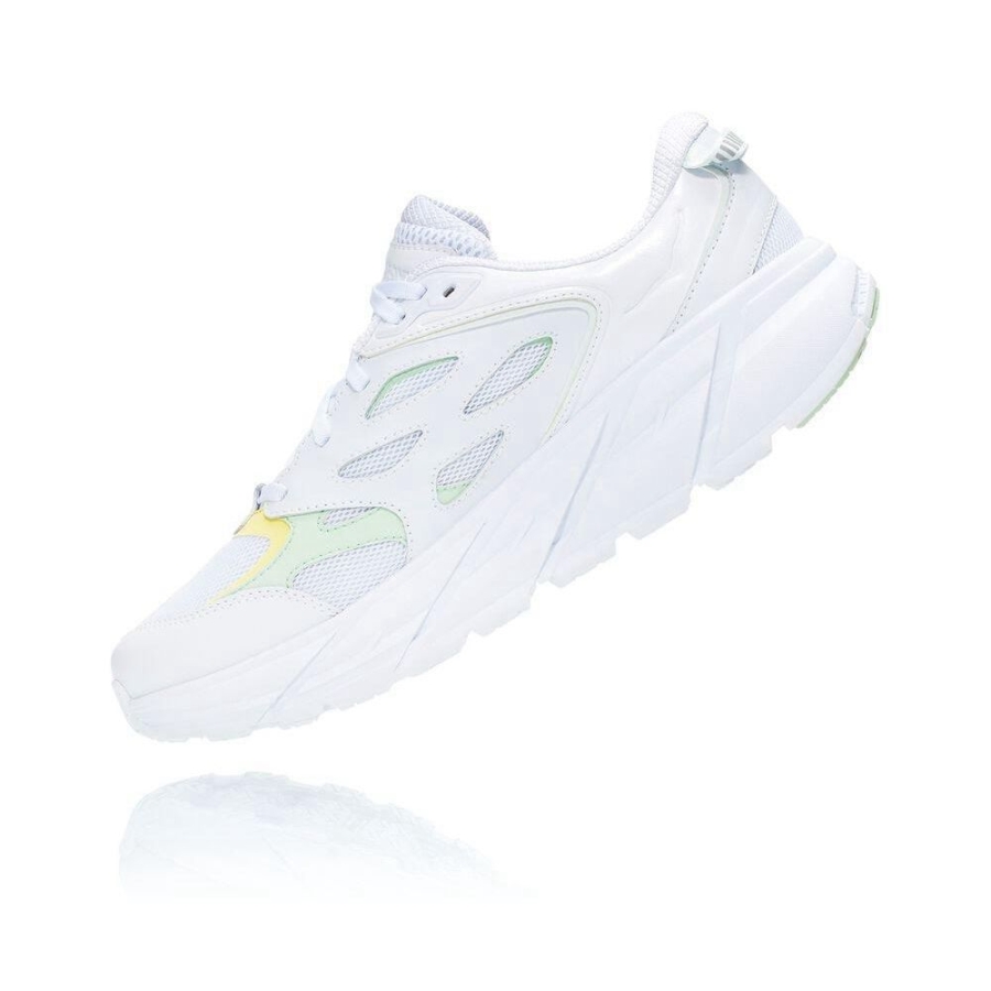 White Hoka Clifton L Men's Road Running Shoes | USA85OCGW