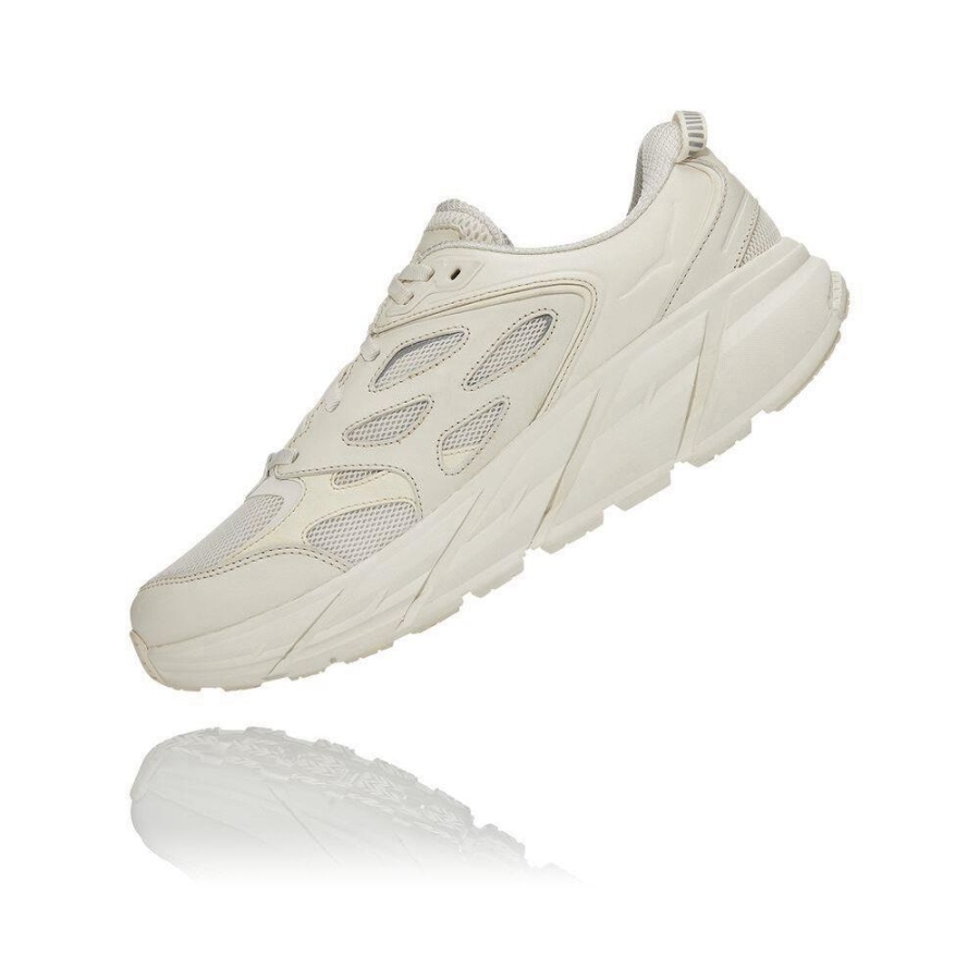 White Hoka Clifton L Women's Road Running Shoes | USA50YZAG