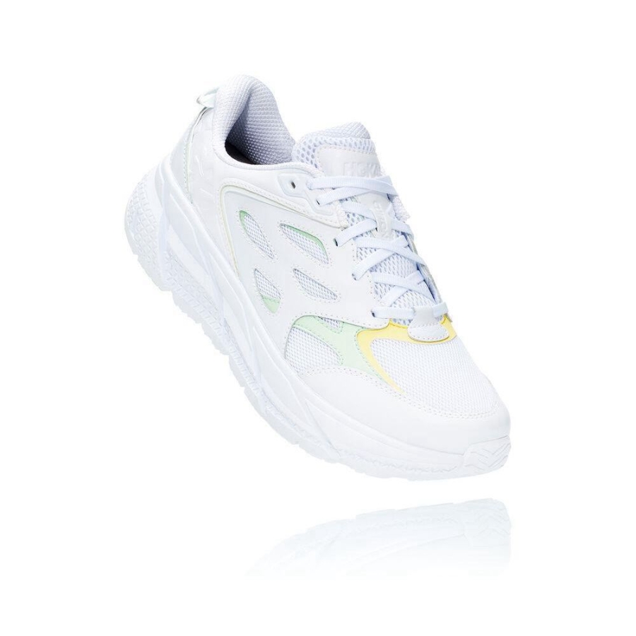 White Hoka Clifton L Women\'s Walking Shoes | USA03LDSV