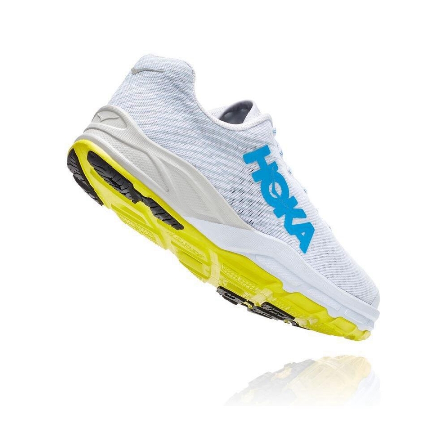 White Hoka EVO Carbon Rocket Men's Walking Shoes | USA94HQRU