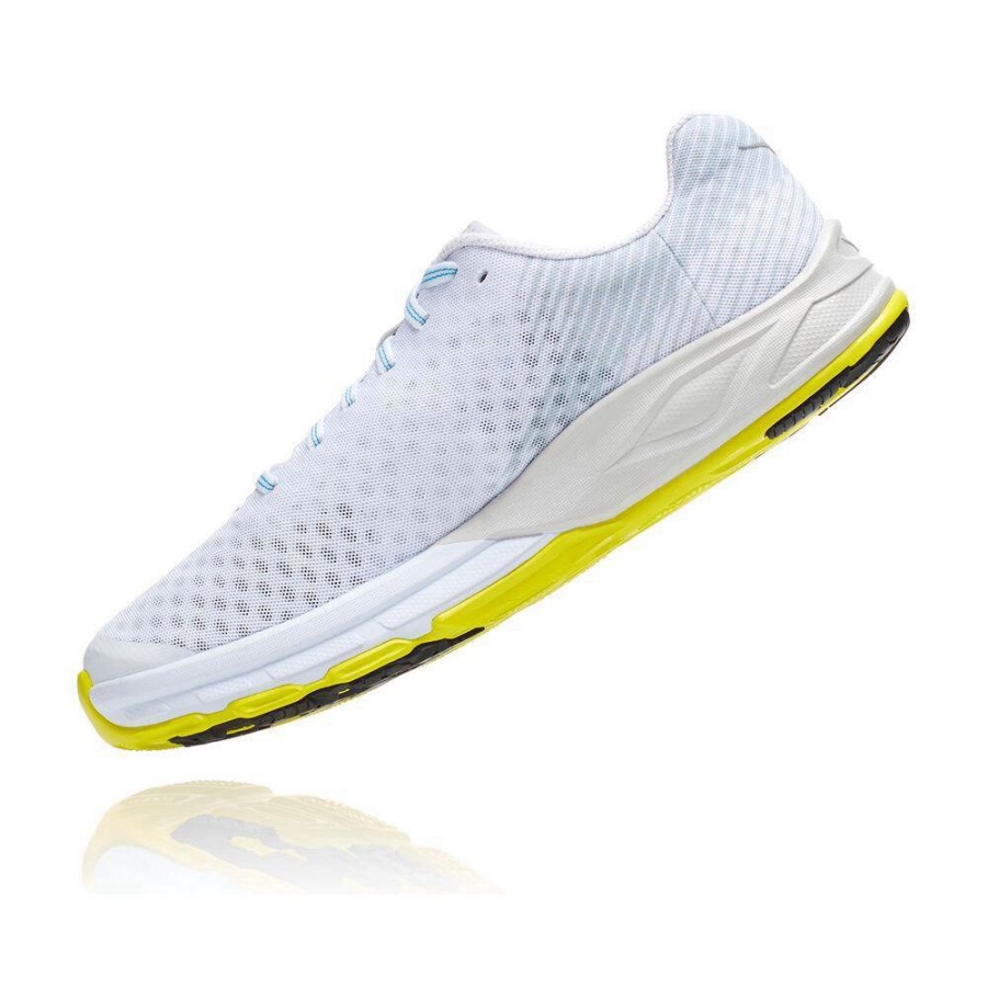 White Hoka EVO Carbon Rocket Men's Walking Shoes | USA94HQRU