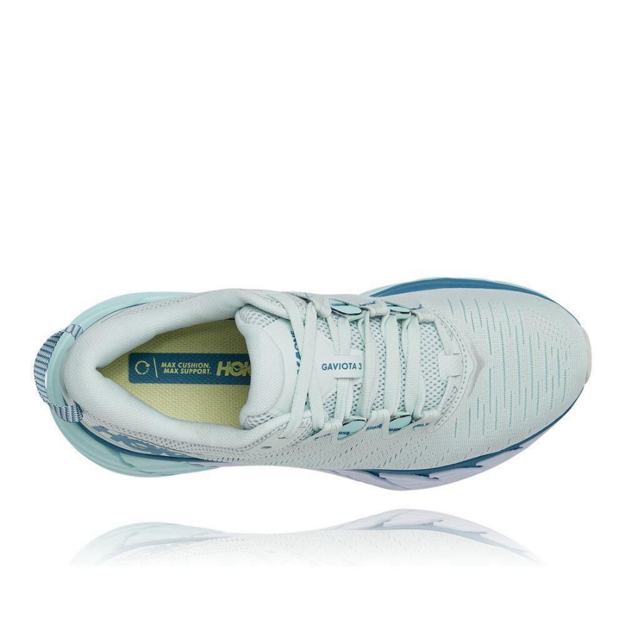 White Hoka Gaviota 3 Women's Road Running Shoes | USA68ZDSI