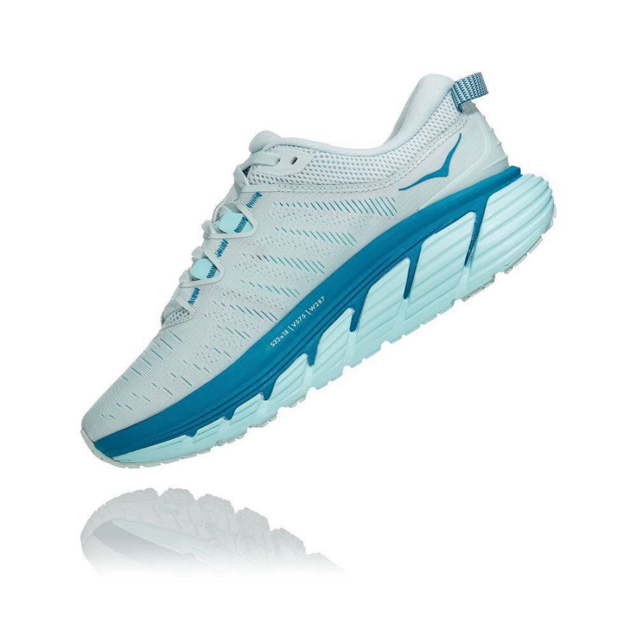 White Hoka Gaviota 3 Women's Sneakers | USA58XRVK